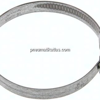 12mm Schlauchschelle 70 - 90mm, Stahl verzinkt (W1) (NORMA)
