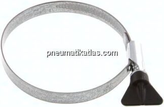 12mm Schlauchschelle 70 - 90mm, Stahl verzinkt (W1) (NORMA)