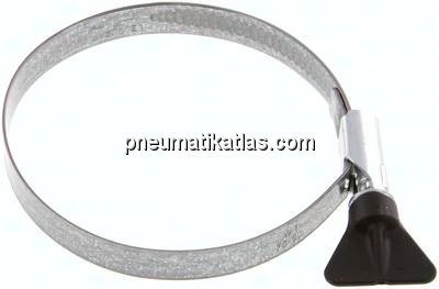 12mm Schlauchschelle 70 - 90mm, Stahl verzinkt (W1) (NORMA)