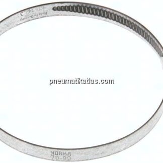 9mm Schlauchschelle 70 - 90mm, Stahl verzinkt (W1) (NORMA)