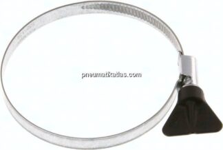 9mm Schlauchschelle 70 - 90mm, Stahl verzinkt (W1) (NORMA)