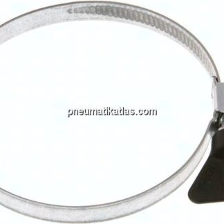 9mm Schlauchschelle 70 - 90mm, Stahl verzinkt (W1) (NORMA)