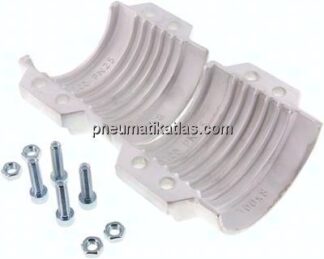 Klemmschalen 114 - 119mm, Aluminium, EN14420-3 (DIN2817)