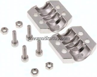 Klemmschalen 22 - 24mm, 1.4401, EN14420-3 (DIN2817)