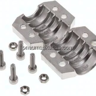 Klemmschalen 30 - 33mm, 1.4401, EN14420-3 (DIN2817)