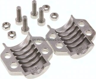Klemmschalen 32 - 34mm, 1.4401, EN 14423 (DIN2826)