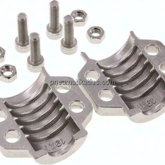 Klemmschalen 32 - 34mm, 1.4401, EN 14423 (DIN2826)