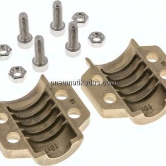 Klemmschalen 32 - 34mm, Messing, EN 14423 (DIN2826)