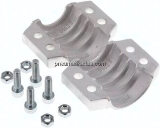 Klemmschalen 36 - 39mm, Aluminium, EN14420-3 (DIN2817)