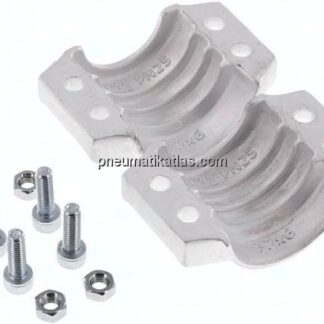 Klemmschalen 43 - 46mm, Aluminium, EN14420-3 (DIN2817)
