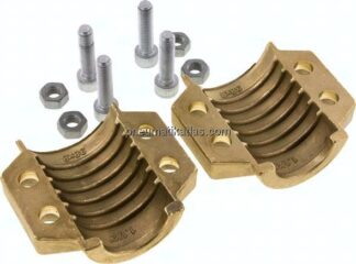 Klemmschalen 53 - 56mm, Messing, EN 14423 (DIN2826)