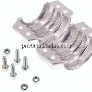 Klemmschalen 53 - 56mm, Aluminium, EN14420-3 (DIN2817)