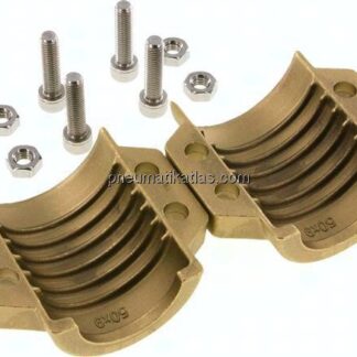 Klemmschalen 67 - 69mm, Messing, EN 14423 (DIN2826)