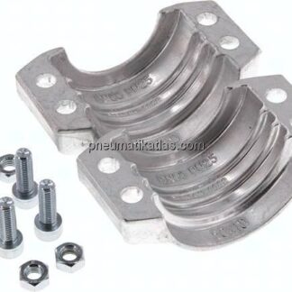 Klemmschalen 69 - 71mm, Aluminium, EN14420-3 (DIN2817)