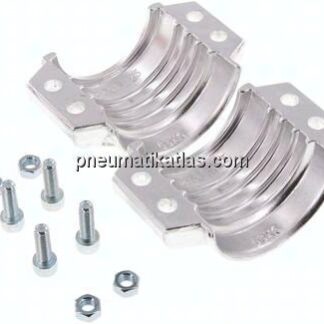 Klemmschalen 74 - 76mm, Aluminium, EN14420-3 (DIN2817)
