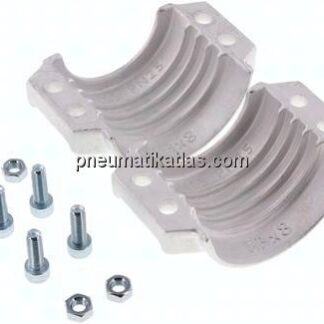 Klemmschalen 78 - 82mm, Aluminium, EN14420-3 (DIN2817)