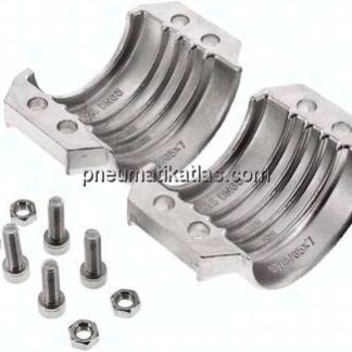 Klemmschalen 78 - 82mm, 1.4401, EN14420-3 (DIN2817)