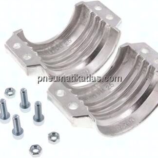 Klemmschalen 94 - 97mm, Aluminium, EN14420-3 (DIN2817)