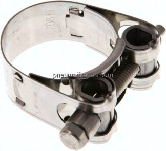18mm Gelenkbolzenschelle, 31 - 34mm, 1.4301 (W4)
