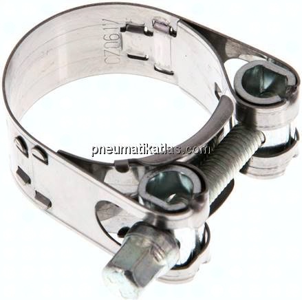 18mm Gelenkbolzenschelle, 34 - 37mm, 1.4016 (W2)