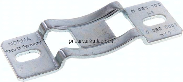 Konsole für Schlauchschellen bis 20mm, Rohr 81 - 100mm