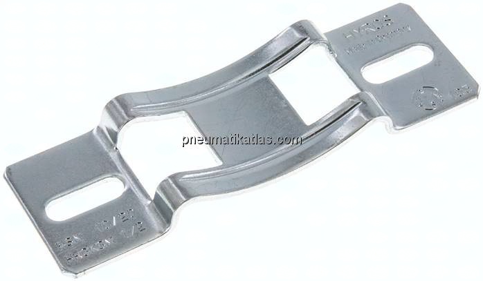 Konsole für Schlauchschellen bis 25mm, Rohr 119 - 136mm