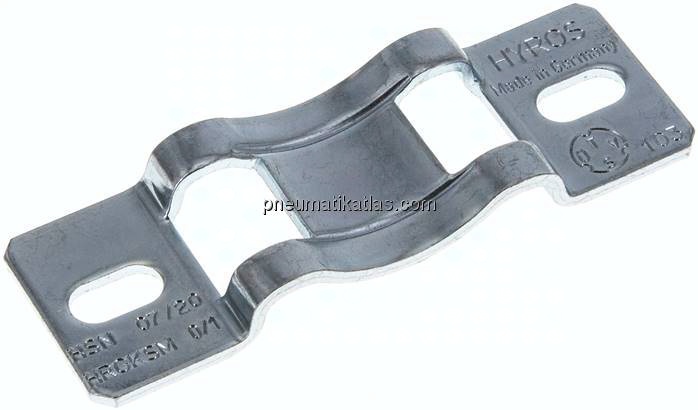 Konsole für Schlauchschellen bis 20mm, Rohr 40 - 62mm