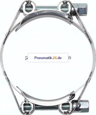 Gelenkbolzenschelle 2-teilig, 216 - 236 mm, 1.4016 (W2)