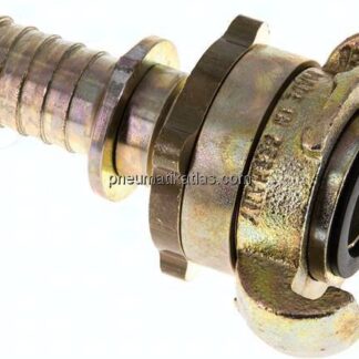 Sicherheits-Kompressorkuppl. 19 (3/4") mm Schlauch, S-Bund