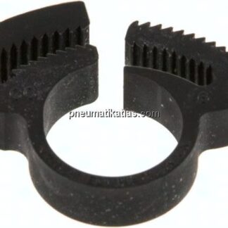 Schnapp-Schlauchschelle, Nylon, 11,3 - 13,4mm