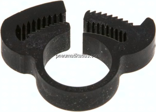 Schnapp-Schlauchschelle, Nylon, 11,3 - 13,4mm