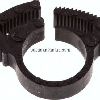 Schnapp-Schlauchschelle, Nylon, 14,9 - 17,4mm