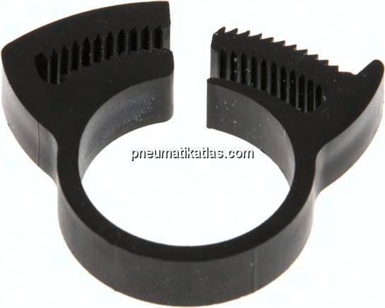 Schnapp-Schlauchschelle, Nylon, 17 - 19,4mm