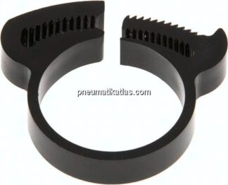 Schnapp-Schlauchschelle, Nylon, 22,3 - 25,2mm