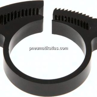 Schnapp-Schlauchschelle, Nylon, 22,3 - 25,2mm