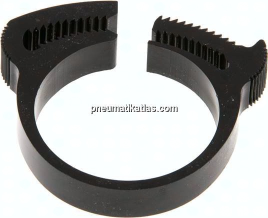 Schnapp-Schlauchschelle, Nylon, 26,4 - 29,9mm