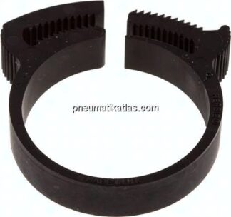 Schnapp-Schlauchschelle, Nylon, 32,3 - 35,3mm