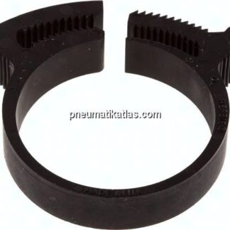 Schnapp-Schlauchschelle, Nylon, 32,3 - 35,3mm