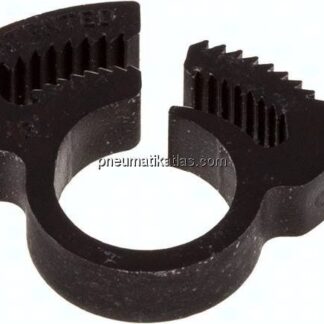 Schnapp-Schlauchschelle, Nylon, 8 - 9,2mm