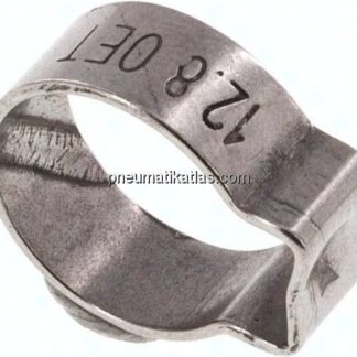 1-Ohr-Schlauchschelle 10,8 - 12,8mm, Edelstahl
