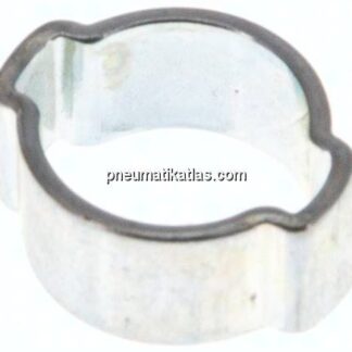 2-Ohr-Schlauchschelle 9 - 11mm, Stahl verzinkt (W1)