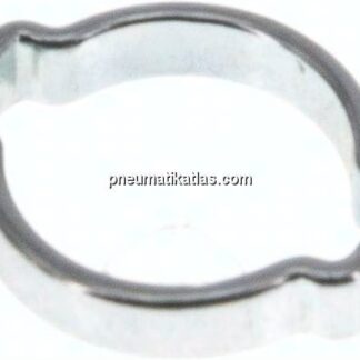 2-Ohr-Schlauchschelle 9 - 11mm, Stahl verzinkt (W1)