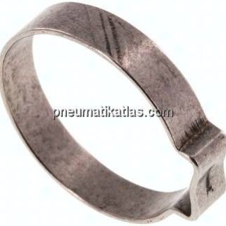 1-Ohr-Schlauchschelle 27,2 - 30,7mm, Edelstahl
