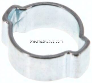 2-Ohr-Schlauchschelle 11 - 13mm, Stahl vherzinkt (W1)