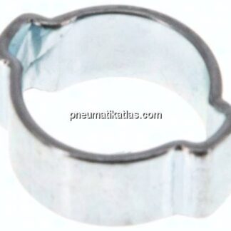 2-Ohr-Schlauchschelle 11 - 13mm, Stahl vherzinkt (W1)