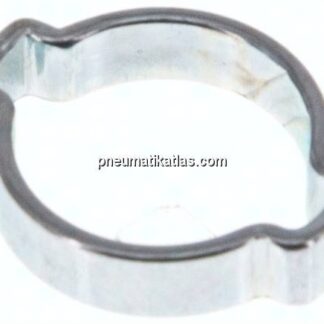 2-Ohr-Schlauchschelle 11 - 13mm, Stahl verzinkt (W1)
