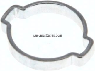 2-Ohr-Schlauchschelle 15 - 18mm, Stahl verzinkt (W1)