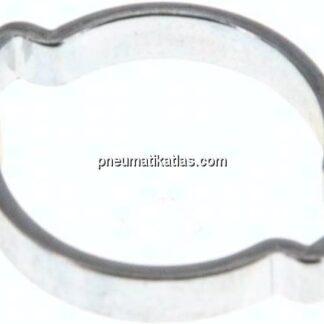 2-Ohr-Schlauchschelle 15 - 18mm, Stahl verzinkt (W1)