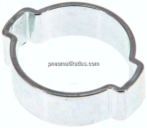 2-Ohr-Schlauchschelle 16 - 20mm, Stahl verzinkt (W1)