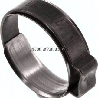 1-Ohr-Schlauchschelle 23,3 - 26,3mm, Edelstahl